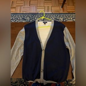 Blue/Grey/White Cardigan
